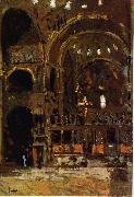 Walter Sickert Interior of St Mark's, Venice oil painting picture wholesale